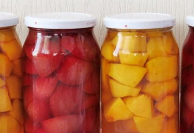 Düdüklü Tencerede Kışlık Komposto Yapılışı tarifi