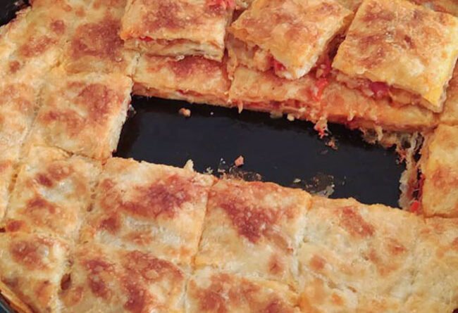 Kıymalı Patlıcanlı Çıtır Börek - Yemek Öğren tarifi