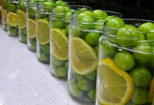 Erik Turşusu - Yemek Öğren tarifi