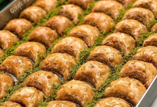 Gaziantep Tarzı Ay Baklava Tarifi - Yemek Öğren
