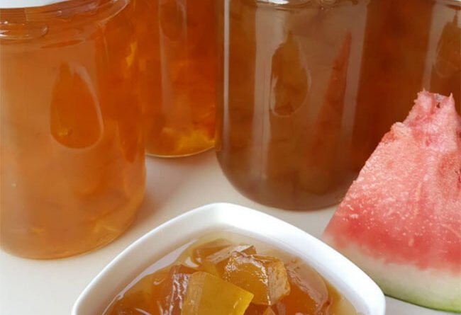 Lime-Infused Watermelon Rind Jam