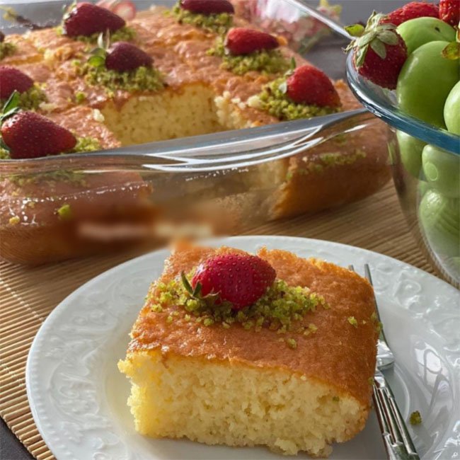 How about: "Süt Şerbetinin Büyüsüyle: Nefis Revani - Yemek Öğren"