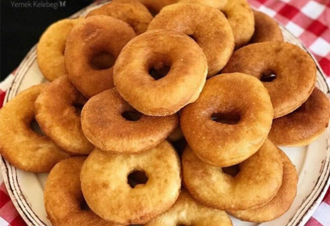 Yağ Çekmeyen Pişi 3 - Yemek Öğren tarifi