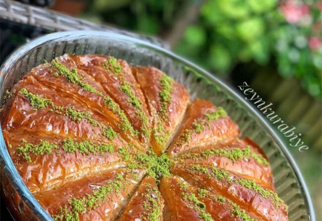 Simple Baklava Made with Phyllo Sheets