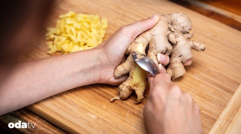 Zencefilin kabuğu en kolay nasıl soyulur