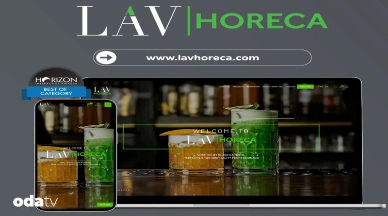 LAV HORECA web sitesi dünya çapında ödül kazandı